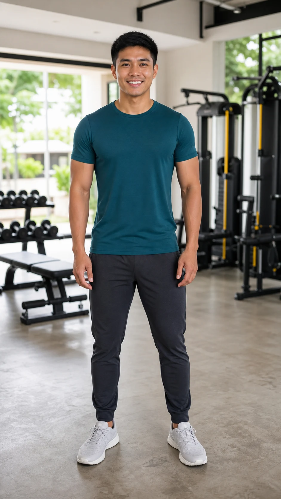 Marco, a fictional personal trainer demo persona from the Philippines
